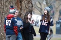 New England Patriots 53th Super Bowl Championship Parade in Boston on Feb. 5, 2019 Royalty Free Stock Photo