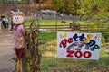New England petting zoo sign
