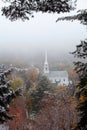 New England Winter Scene Royalty Free Stock Photo