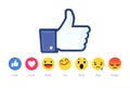 New Facebook like button 6 Empathetic Emoji Reactions