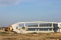 New factory construction site Royalty Free Stock Photo