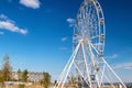 New Ferris wheel installed in the Park of culture and recreation near the stadium Volgograd-arena