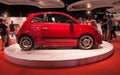 New Fiat 500 Abarth presented on Tel-Aviv Motor Show Royalty Free Stock Photo