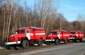 New fire trucks Royalty Free Stock Photo
