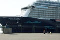 The new flag ship `Mein Schiff 6` from Tui Cruises makes it first call to the Port of Kiel
