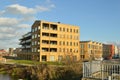 New flats near the river Oude IJssel Royalty Free Stock Photo