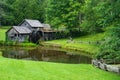 New Flume Under Construction at Mabry Mill, Blue Ridge Parkway, Virginia, USA