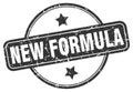 new formula stamp. new formula round vintage grunge label.