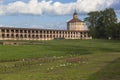 New fortress city and Vologda Tower of the Kirillo-Belozersky Monastery, Vologda region, Russia Royalty Free Stock Photo