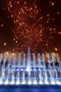 New fountains on entrance to downtown of city of Zagreb