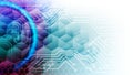 Hexagonal and tringle future technology concept abstract background Royalty Free Stock Photo