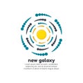 New galaxy logo template
