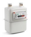 New gas meter 3D Royalty Free Stock Photo