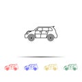 a new generation car multi color style icon. Simple thin line, outline vector of generation icons for ui and ux, website or mobile Royalty Free Stock Photo