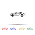 a new generation car multi color style icon. Simple thin line, outline vector of generation icons for ui and ux, website or mobile Royalty Free Stock Photo