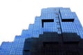New glass modern building facade London City United Kingdom