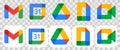 New 2020 google icons, vector illustration Royalty Free Stock Photo