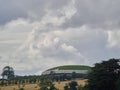 prehistoric monument of New Grange in Ireland close to Drogheda