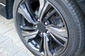 New grey aluminum alloy wheel.