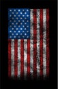 New grunge usa flag background/wallpaper - free vector. Royalty Free Stock Photo