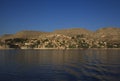 New Halfeti and the river Euphrates Royalty Free Stock Photo