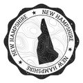 New Hampshire outdoor stamp.