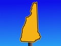 New Hampshire warning sign