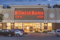 NEW HARTFORD, NEW YORK - AUG 16, 2019: Dress Barn, a subsidiary of Ascena Retail Group, is a retailer of women's clothing