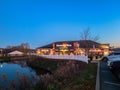 Landscape Night View of Ninety Nine Restaurant & Pub