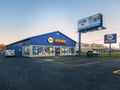 Landscape Wide View of Napa Auto Parts Store Building Exterior