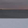 New Haven, winter on a beach