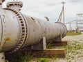 New heat exchangers ready for installation Royalty Free Stock Photo