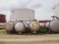 New heat exchangers ready for installation Royalty Free Stock Photo