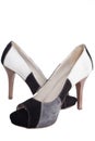 New high-heeled shoes isolated