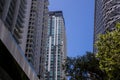 New highrise condos in the Brickell district in Miami, Florida Royalty Free Stock Photo