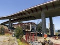 New 101 Highway bridge in the Air leading to Golden Gate Bridge