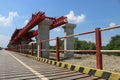 New highway bridge under construction Royalty Free Stock Photo