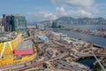 New highway under construction in Central Kowloon Route 24 April 2022