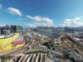 New highway under construction in Central Kowloon Route 24 April 2022