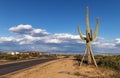 New Home Development Site In Arizona Royalty Free Stock Photo