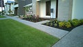 New Home Landscaping Front Garden and path