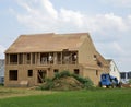 New home under construction Royalty Free Stock Photo