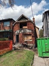 home under renovation in the Eglinton and oakwood neighbourhood in Toronto Ontario Canada on May 5th 2023 Royalty Free Stock Photo