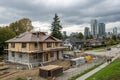 New home under construction in Vancouver, Canada Royalty Free Stock Photo