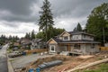 New home under construction in Vancouver, Canada Royalty Free Stock Photo