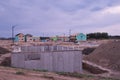 New homes under construction in Alberta Royalty Free Stock Photo