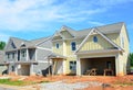New homes under construction Royalty Free Stock Photo