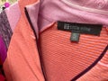 Close up of a Title Nine brand clothing tag. This is a sportswear line