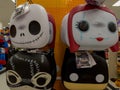 Funko Pop brand Halloween costumes - Batman and Jack Skellington masks shown