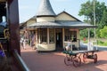 NEW HOPE, PA - AUGUST 11: The New Hope and Ivyland rail road is a heritage train line for visitors going on touristic